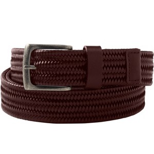 KingSize Men's Stretch Leather Braided Belt - 1 of 4