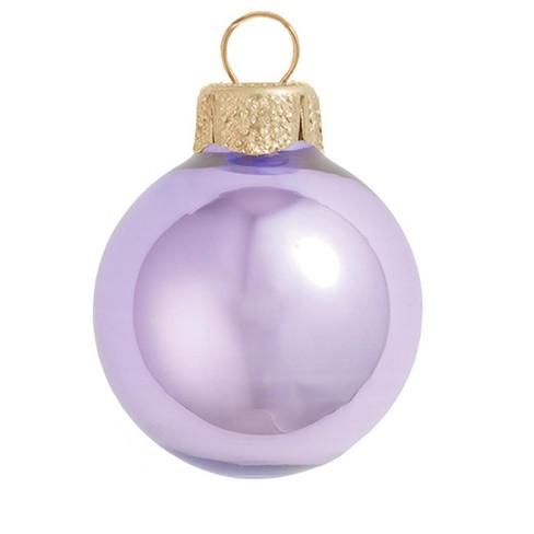 Northlight 28ct Purple And Gold Pearl Glass Christmas Ball Ornaments 2 50mm Target