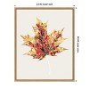 Amanti Art Fall Mosaic Leaf III by Grace Popp Canvas Wall Art Print Framed 23 x 28-in. - 4 of 4