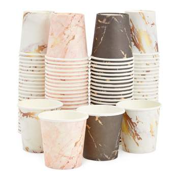 Silver Spoons Floral Design Disposable Coffee Cups, Heavy Duty Drinking Hot  Cups, 9 Oz., Gold - (18 Pc), Floral Collection : Target