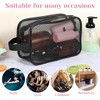 Gym Shower Bag Toiletry Bathroom Caddy Portable Wash Bag Mesh Shower - 3 of 4