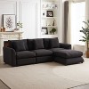TiramisuBest 85.8" Beige Sleeper Sofa, Sofa Bed - 2 in 1 Pull Out Sofa Bed with Storage Sofa, Sofa Sleeper with Pull Out Bed with Charging Port - 3 of 4