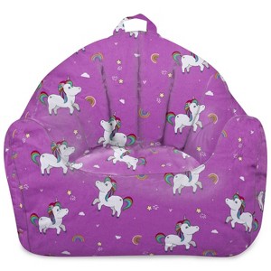29" Malibu Canvas Lounge Bean Bag Chair - Posh Creations - 1 of 4