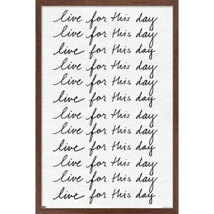 Trends International Ali Zoe - Live for This Day Framed Wall Poster Prints - 1 of 4