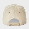 Girls' USA Teddy Bear Baseball Hat - Beige - 2 of 3