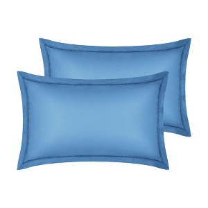 Unique Bargains Soft Comfortable Velvet Zipper Closure Pillowcases 2 Pcs - 1 of 4
