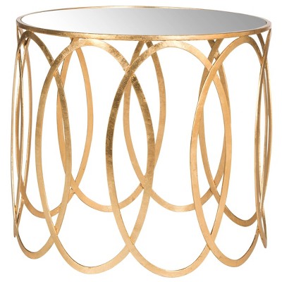 Cyrah Accent Table - Gold / Mirror - Safavieh