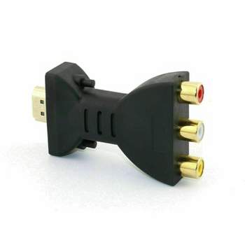 Sanoxy HDMI Male to 3 RCA Female Composite AV Video Audio Adapter Converter for TV PC