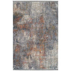 LunaLulinlk Lavender Color Modern, Abstract, Cut Pile 1'10" x 2'6" Rectangle Throw Rug - 1 of 4
