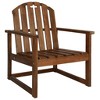 vidaXL Patio Sofa Chairs 2 pcs Solid Acacia Wood - 2 of 4