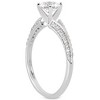 Pompeii3 3/4ct Split Shank Diamond Engagement Wedding Ring Set 14K White Gold - 2 of 4