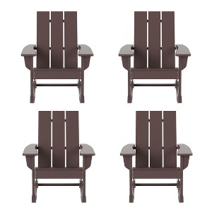WestinTrends  Modern Adirondack Outdoor Rocking Chair (Set of 4) - 1 of 4