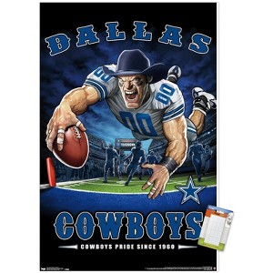 Trends International NFL Dallas Cowboys - End Zone 17 Unframed Wall Poster Prints - 1 of 4