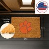 EvergreenNCAAClemson Tigers Logo Natural Coir 28 x 16 Inches Indoor Outdoor Doormat - 2 of 4
