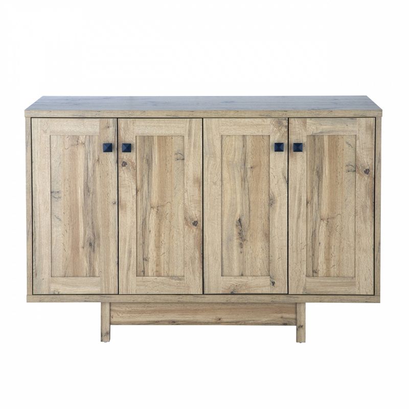 FC Design 47"W Sideboard Storage Cabinet, Dining Server Cupboard Buffet Table with Two Storage Cabinets, 1 of 7