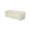 87" BouclÃ© Curved 3-Seater Sofa with Plush Seating - 4 of 4