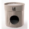 Precious Tails Home Base 2-Tier Collapsible Cat Cave - Beige - 2 of 4