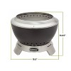 Cuisinart 19.5" Cleanburn Round Outdoor Fire Pit Black: Smokeless, Rust-Resistant with Removable Ash Pan - 2 of 4