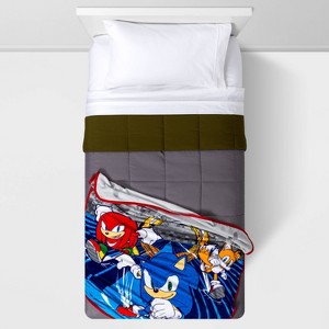 46"x60" Sonic the Hedgehog Race Off Kids' Throw - 1 of 3