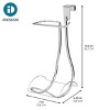 iDesign Over-the-Tank Toilet Paper Holder with Storage - Chrome - 3 of 4