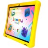 LINSAY 10.1"Octa Core  256GB Storage Android 15 Tablet with Yellow Kids Defender Case - 3 of 4