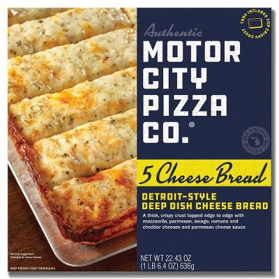 Authentic Motor City Pizza Co. Frozen Five Cheese Garlic Bread - 22.43oz