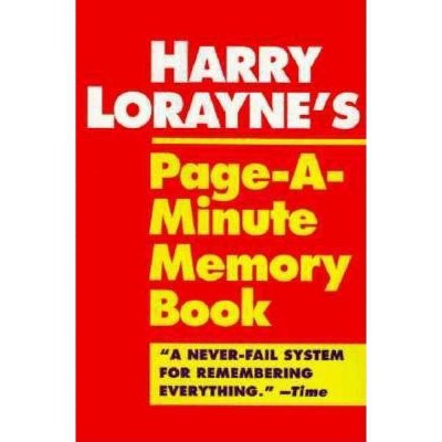 Harry Lorayne's Page-A-Minute Memory Book - (Paperback)
