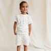 Goumikids Kids Viscose From Bamboo + Organic Cotton S/s Biker Set, 10-12, citrus - 2 of 4