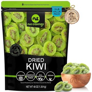 Nut Cravings Dried Kiwi Slices, Sweetened Fruit Bites Snack - 1 of 4