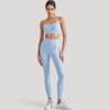 Anna-Kaci Active Women's Spaghetti Strap Scoop Neck Sports Bra Top with Lightweight Stretch Fabric - 4 of 4