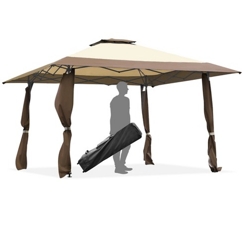 Costway 13 x13 Gazebo Canopy Shelter Awning Tent Patio Garden