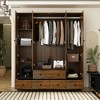 Famapy 4-Doors Armoire With Hanging Rod and 5 Drawers - 2 of 4