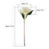 Unique Bargains Home Wedding Decor Hydrangea Silk Faux Artificial Flowers 17.7'' Long - 2 of 4