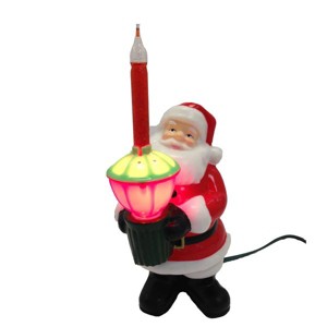 Kurt Adler 7-Inch Injection Mold Santa Bubble Light Tabletop Decoration - 1 of 4