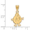 Black Bow Jewelry 14k Yellow Gold Syracuse Oranges NCAA Medium Pendant - 2 of 3