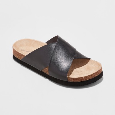 wide width footbed sandals