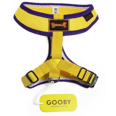 Gooby Sports Dog Harness, XSmall, Yellow