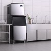R.W.FLAME Ice Maker Machine Commercialuring a 352 lbs/24H production capacity, includes a 198 lbs ice bin and comes with a scoop - 2 of 4