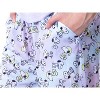 Peanuts Womens' I Woke Up This Cute Tie-Dye Sleep Pajama Set Multicolored - 3 of 4