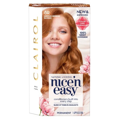 Nice N Easy Clairol Permanent Hair Color 8r Medium Reddish