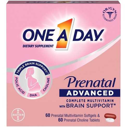 One A Day Prenatal Multivitamins Choline 60ct Target