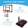 Best Choice Products Kids Height-Adjustable Basketball Hoop, Portable Game w/ 2 Wheels, Square Backboard - 4 of 4