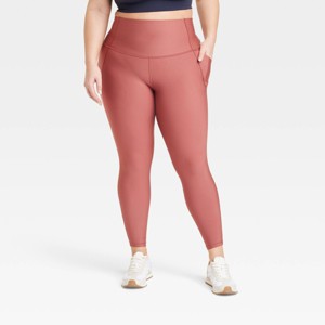 Women's Effortless Support High-Rise Pocketed 7/8 Leggings - All In Motion™ - 1 of 4