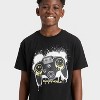 Boys' Mallard Nature Club Oversized Short Sleeve Graphic T-Shirt - Black - 2 of 4