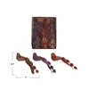 Storied Home Foam Feather Bird Clip-on Ornaments, Multicolor, Set of 3 - 2 of 2
