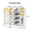 NicBex Multi-Functional Kids Bookshelf & Toy Storage Organizer Versatile Storage Solutions for Playroom, Bedroom & Classroom Organization - 2 of 4