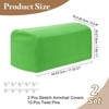 Unique Bargains Anti-Slip Stretch Couch Armrest Slipcovers 2 Pcs - 2 of 4