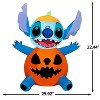 Gemmy Airblown Inflatable Stitch as Pumpkin Disney, 3 ft Tall, Multicolored - 3 of 4
