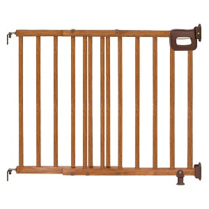 Ingenuity The Stairway 48W Series Pet and Baby Gate, Openings 30"-48" Wide, 32"Tall - Brown - 1 of 4
