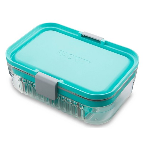 Bentgo Salad Stackable Lunch Container With Large 54oz Bowl, 4-compartment  Tray & Built-in Fork - Green : Target